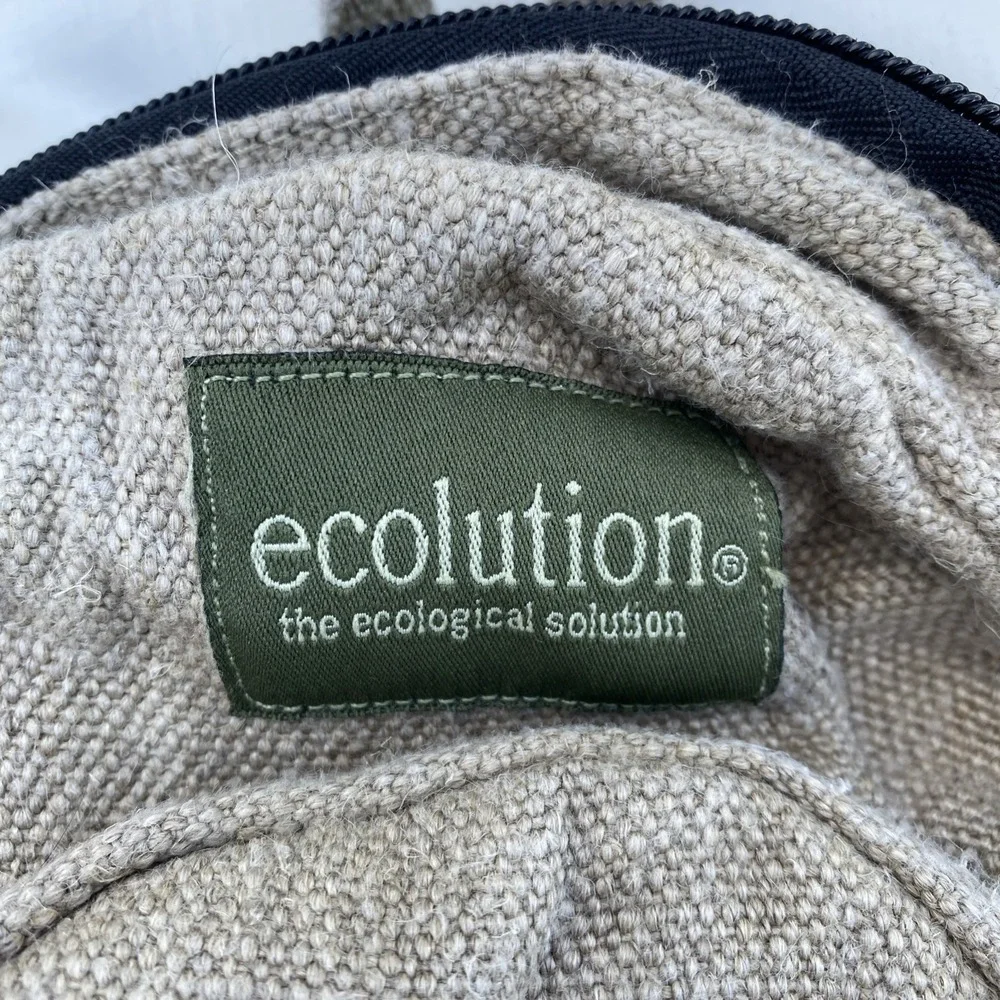 Beige HANDMADE Ecolution Hemp BackPack 11